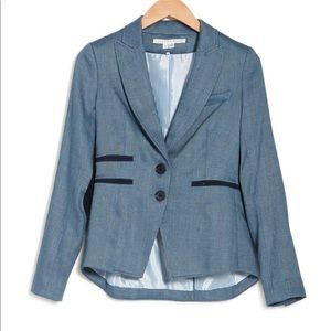 Veronica Beard Blue Hudson Dickey Jacket